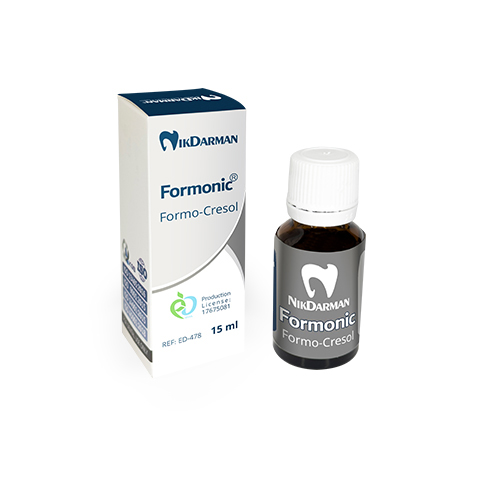 محلول فرموکرزول Formonic برای پالپوتومی دندان کودکان