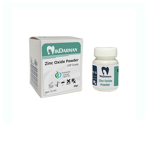 پودر زینک اکساید نیک درمان Nik Darman Zinc Oxide Powder پودر زینک اکساید نیک درمان - تصویر 1