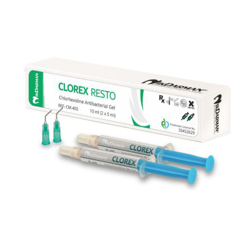 nikdarman-clorex-resto-chlorhexidine-2percent-gel-ژل-کلرهگزیدین ژل کلرهگزیدین ترمیمی نیک درمان Clorex Resto - تصویر 1